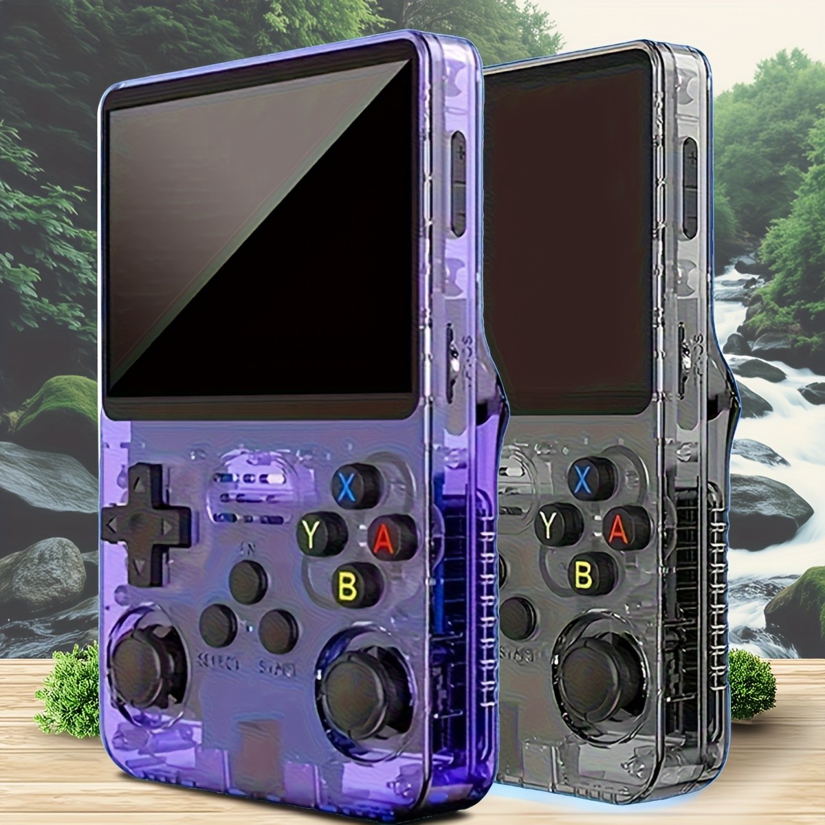 Retro Handheld Game Console – Long Battery Life 3500mAh, USB Charging, Supports Multiple Games, 3.5-Inch Display, 64G TF Card, Ideal for Christmas, Thanksgiving, and Black Friday Gifts