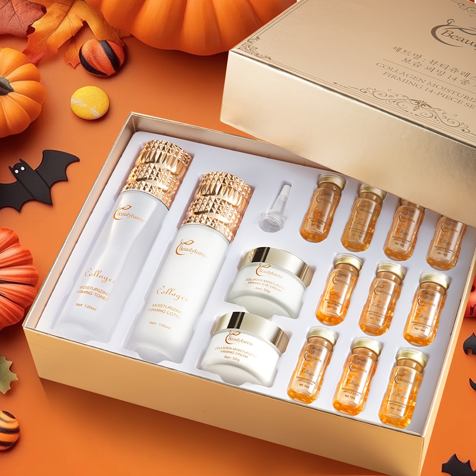 Beautyfiness Collagen Moisturizing & Firming Skincare Set – Complete Hydration and Anti-Aging Care