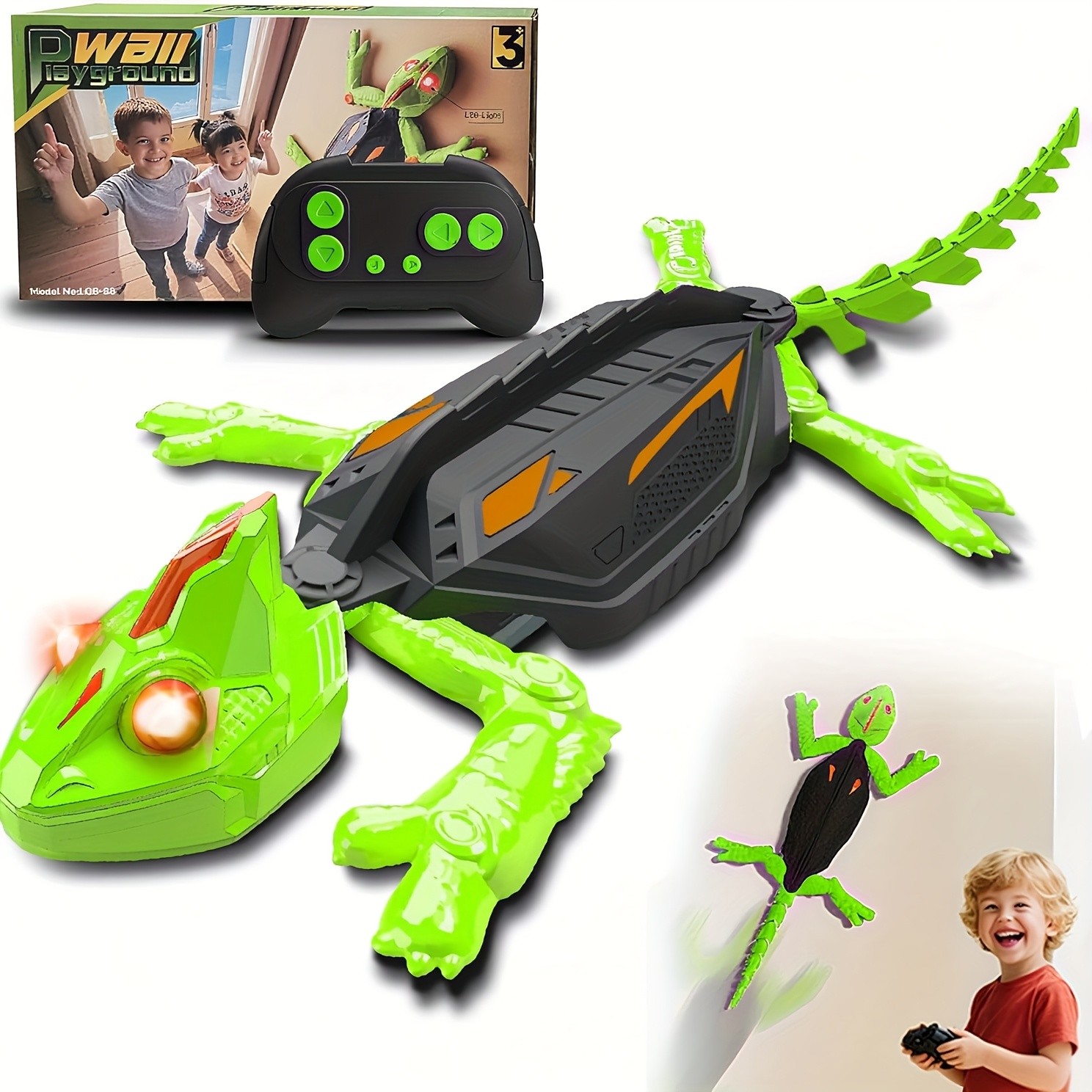 Remote Control Wall-Climbing Lizard Toy – Interactive RC Reptile for Kids