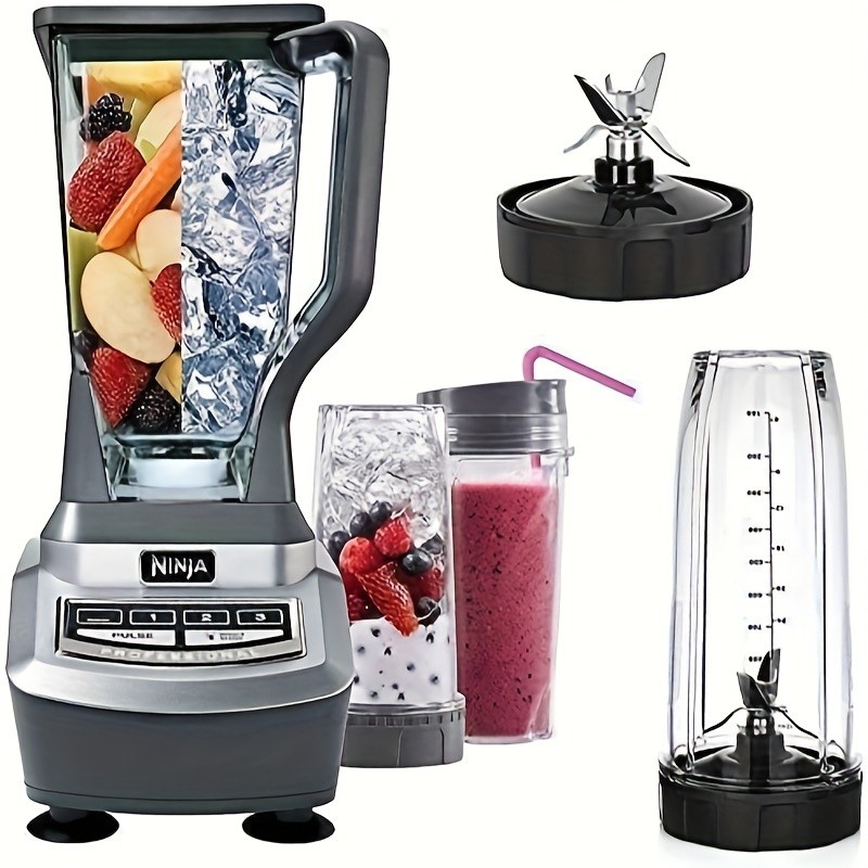 Ninja High-Power Blender with Personal Cups – Smoothies, Ice Crushing & Meal Prep Made Easy
