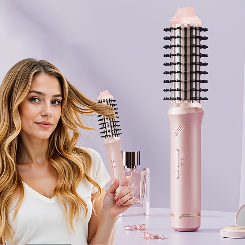 Cordless Heated Hair Styling Brush – High-Capacity 5000mAh Battery for Long-Lasting Styling