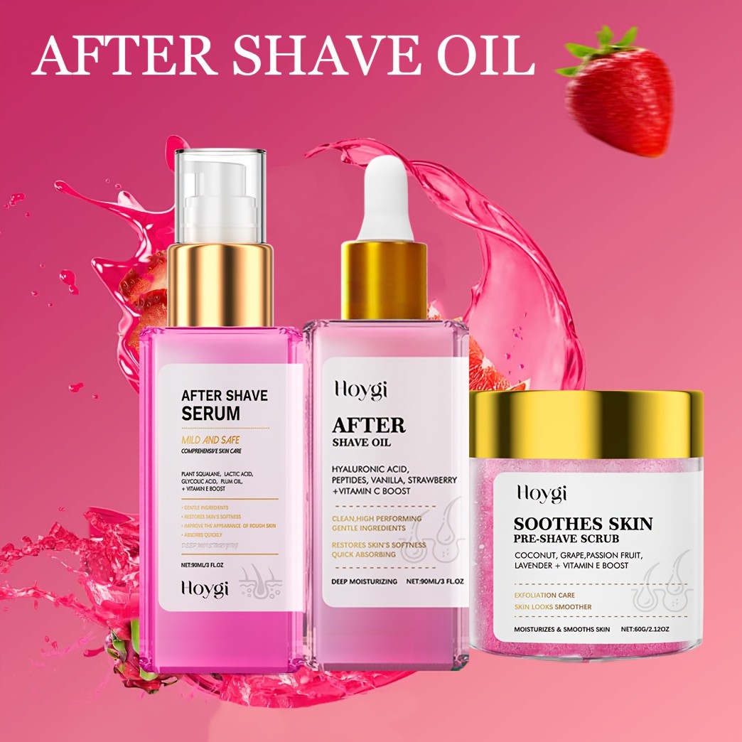 Hoygi After Shave Oil & Serum Set – Soothe, Hydrate & Restore Smooth Skin