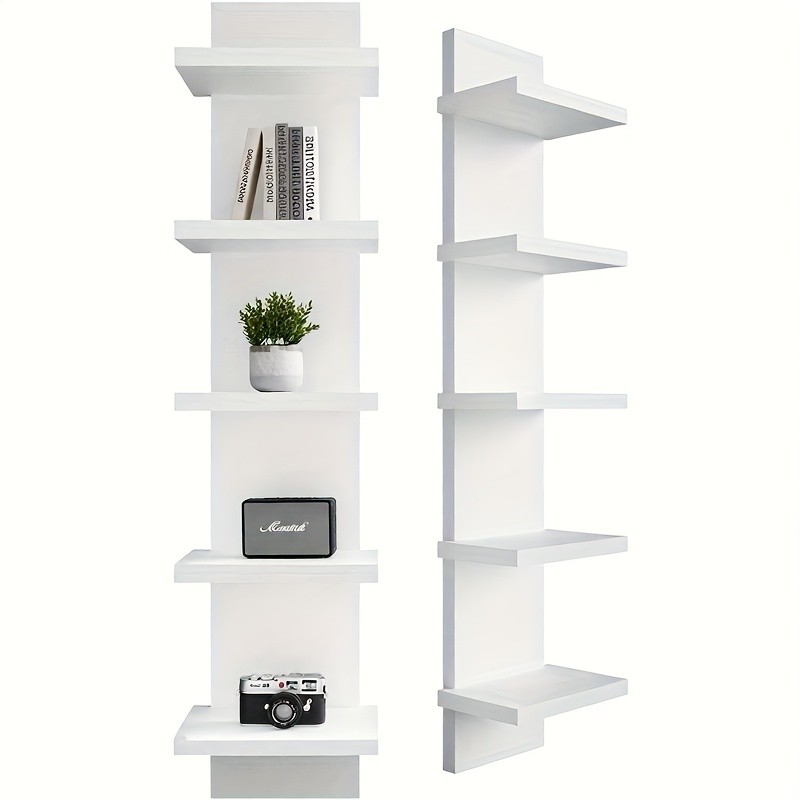Modern Vertical Wall Shelf – Space-Saving Decorative Storage Unit