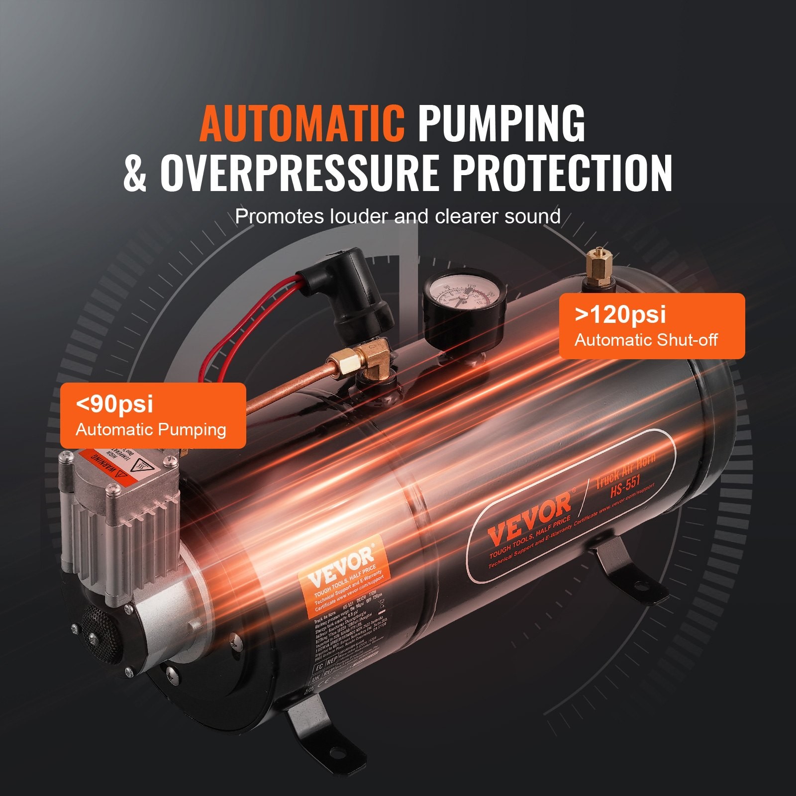 Air Compressor with Tank