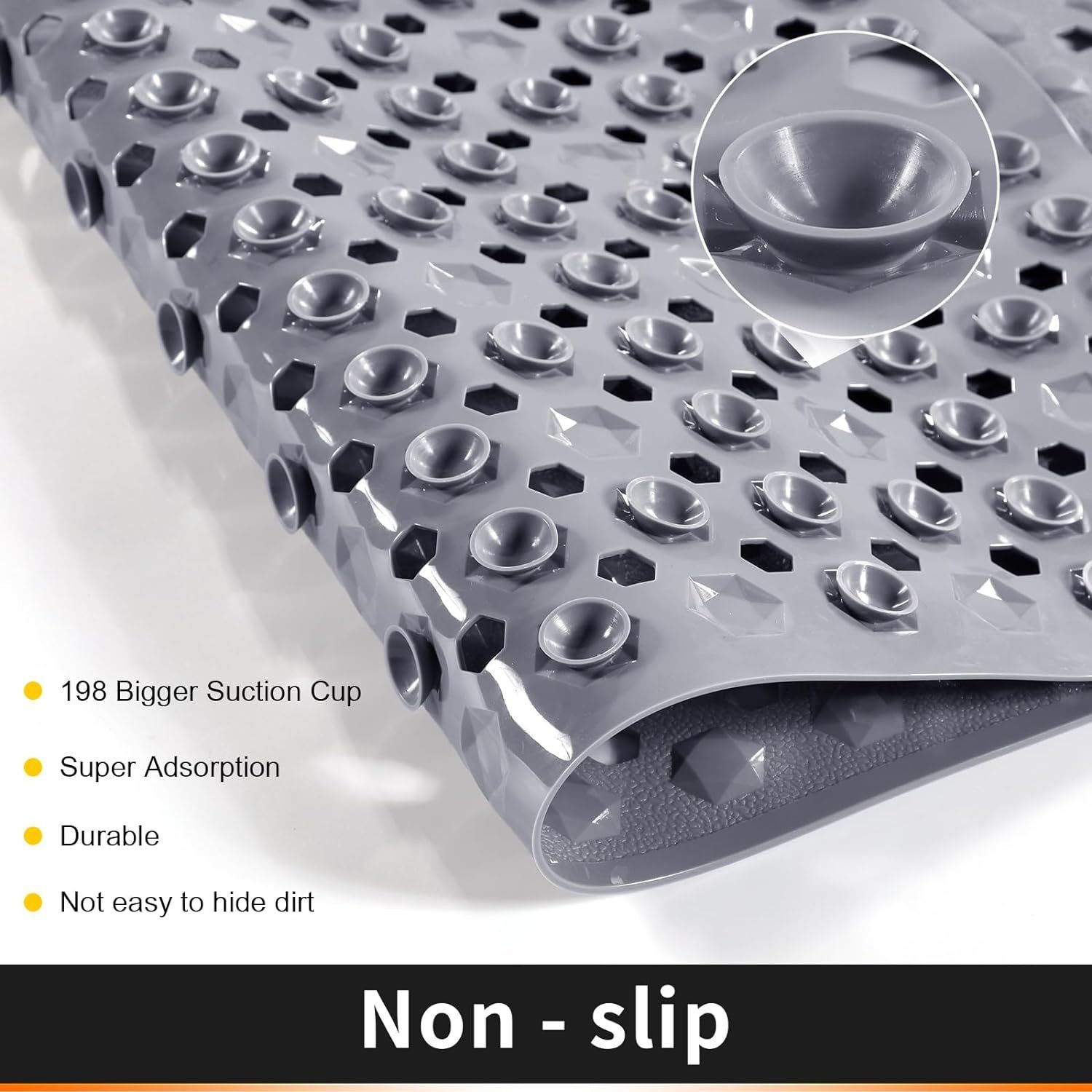 Secure Non Slip Shower Mat