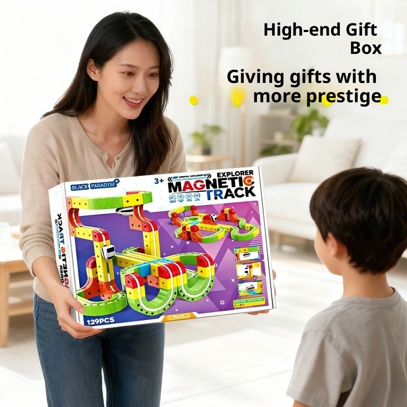 Magnetic Train Track Builder Set