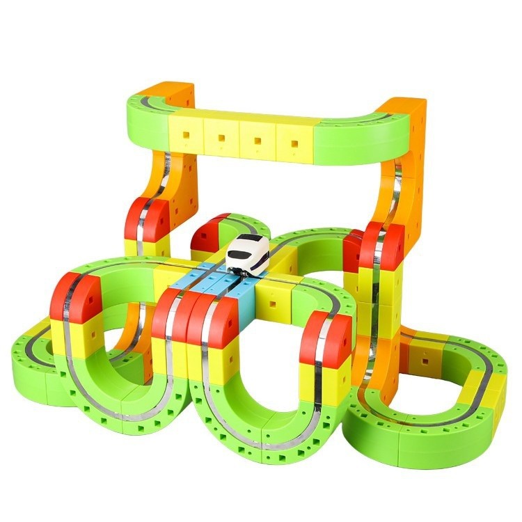 Magnetic Train Track Builder Set