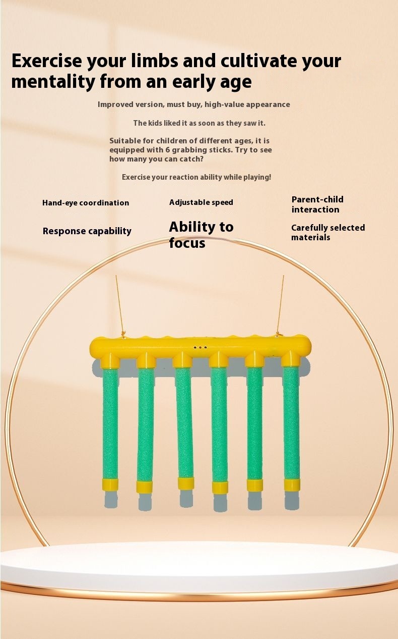 Reflective Drop Stick Challenge Game