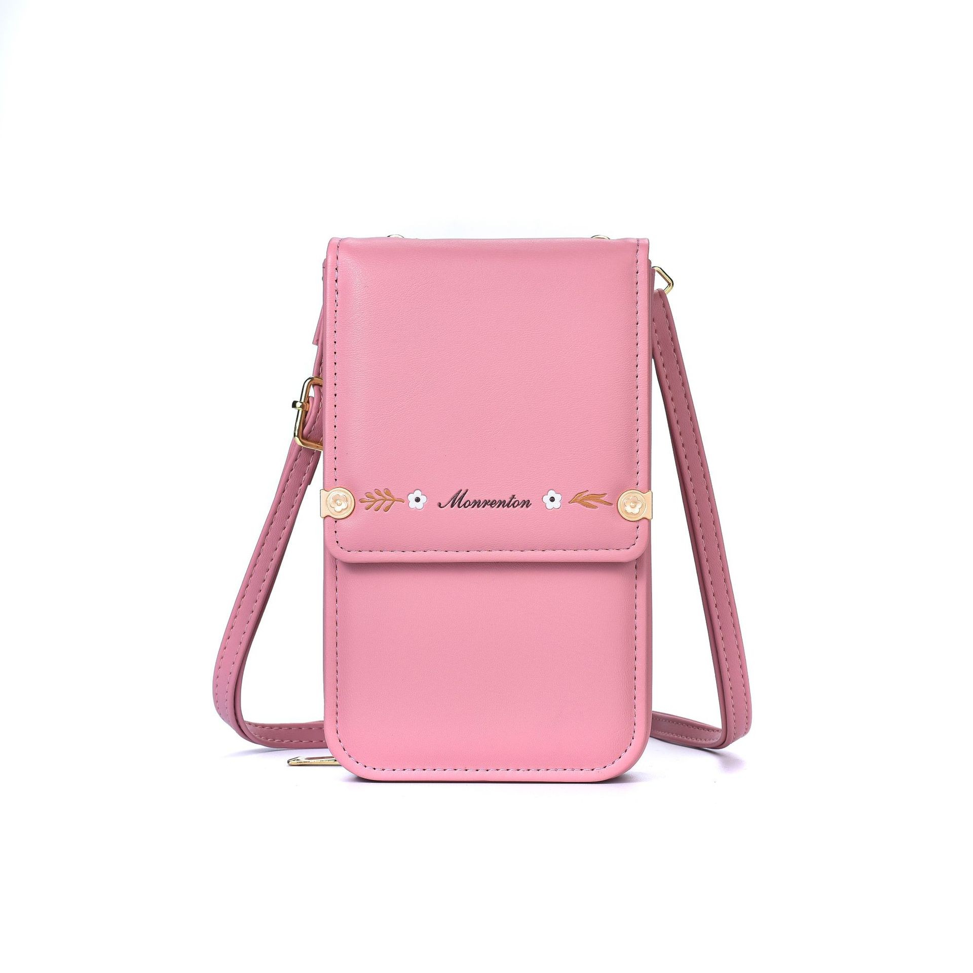 Women Sling Cross-Body Wallet with Mobile Cell Phone Holder