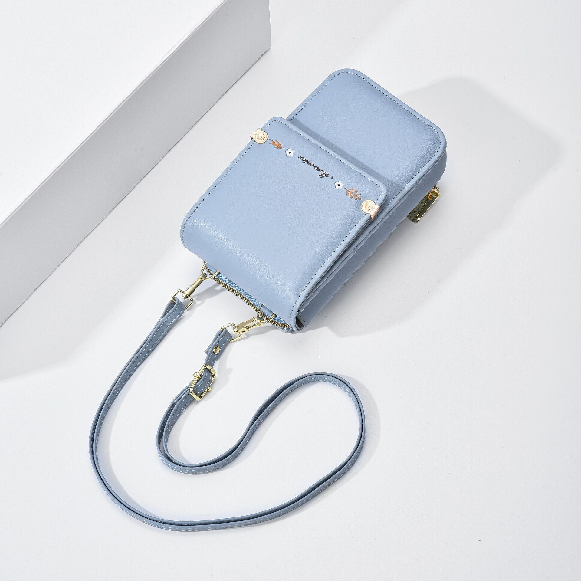 Women Sling Cross-Body Wallet with Mobile Cell Phone Holder