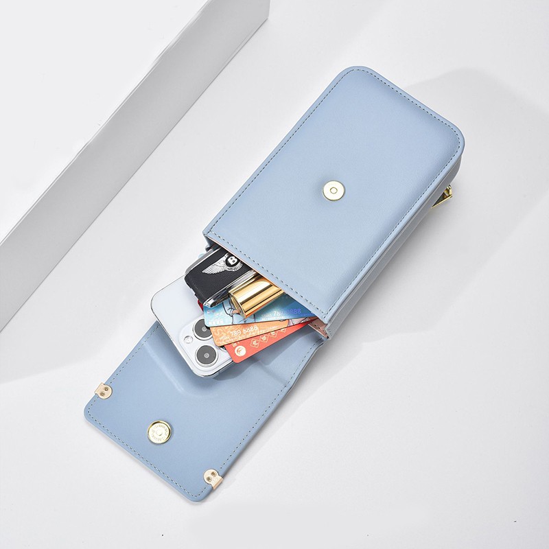 Women Sling Cross-Body Wallet with Mobile Cell Phone Holder