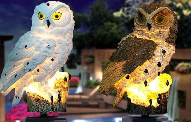 Waterproof Solar Owl Light