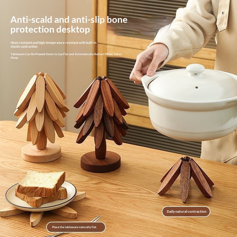 Wooden Foldable Trivet