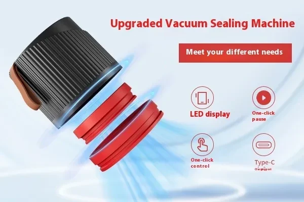 Electric Mason Jar Vacuum Sealer – Smart Sealing for Longer-Lasting Freshness