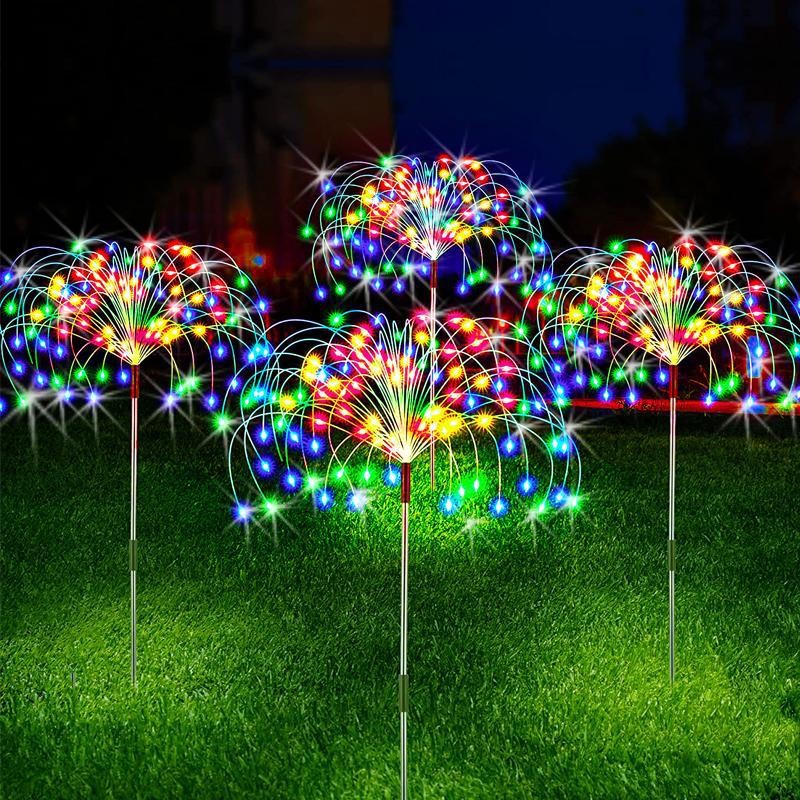Solar Garden Fireworks Lamp