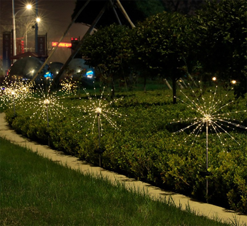 Solar Garden Fireworks Lamp