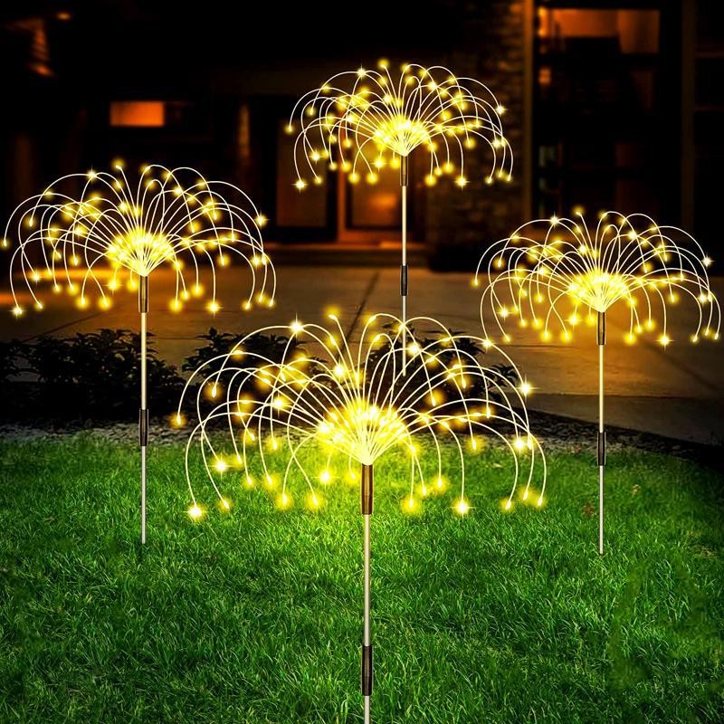Solar Garden Fireworks Lamp