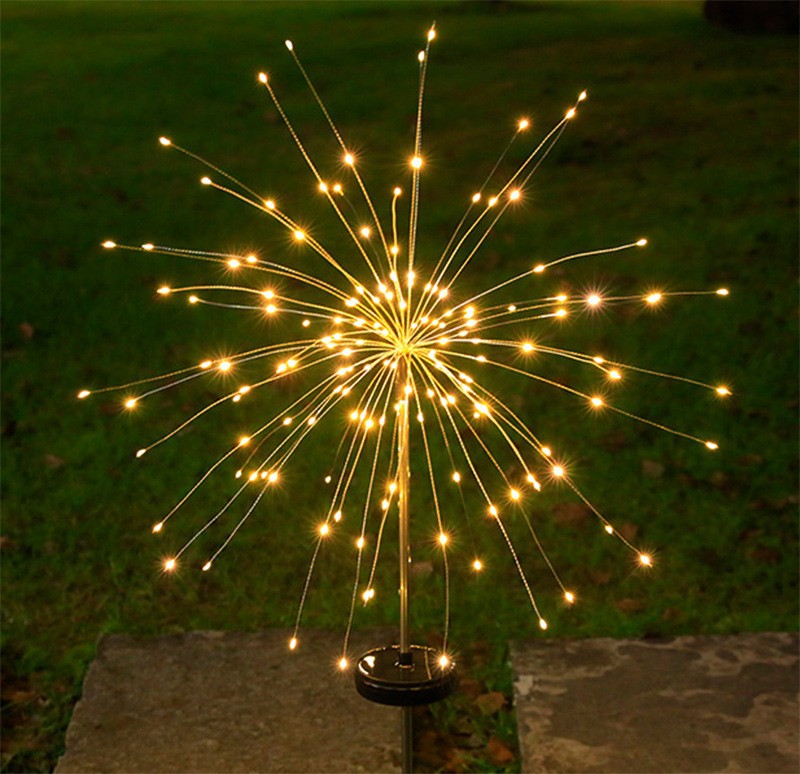 Solar Garden Fireworks Lamp