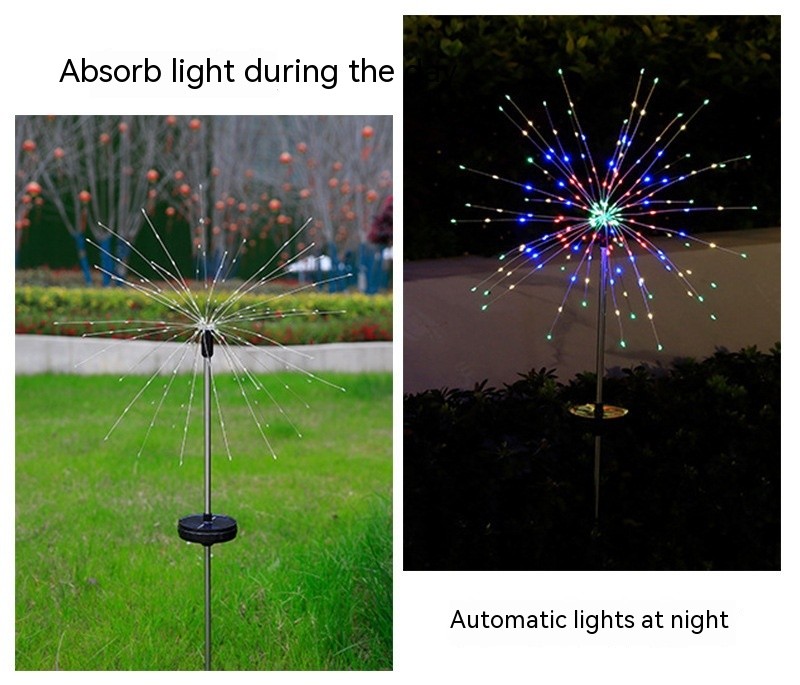 Solar Garden Fireworks Lamp