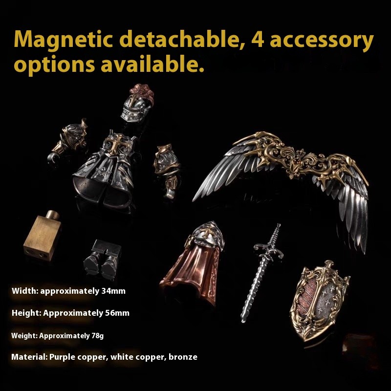 Crusader Figurine, Magnetic Action Figure