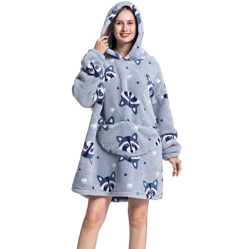 Oversized Long Wearable Hoodie