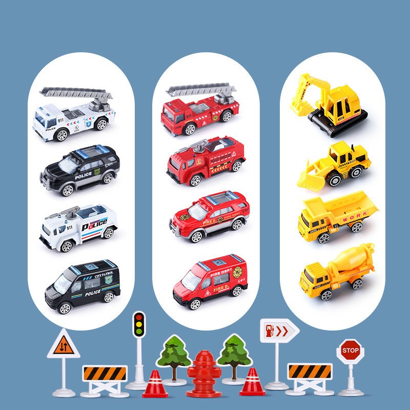 Transformable Airplane Transport Playset for Kids