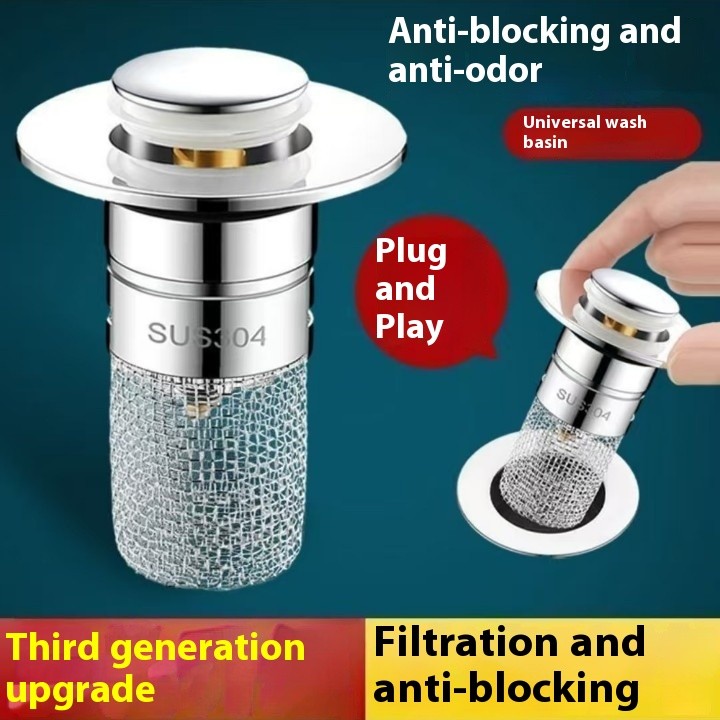 Universal Stainless Steel Drain Strainer