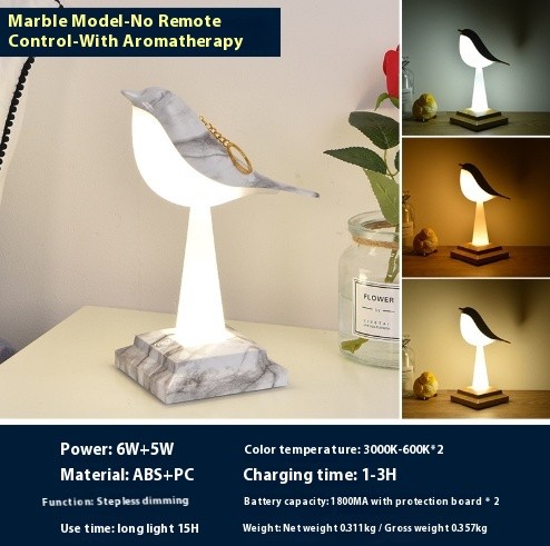 Bird Cordless Table Lamp