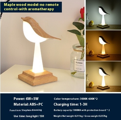 Bird Cordless Table Lamp