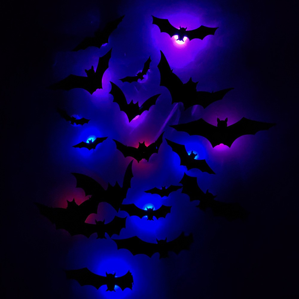 Halloween 3D Lighted Bats