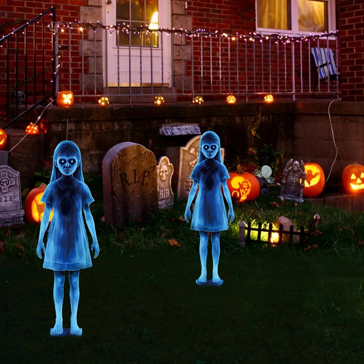 👻Girl Ghost Courtyard Decoration for Halloween👻
