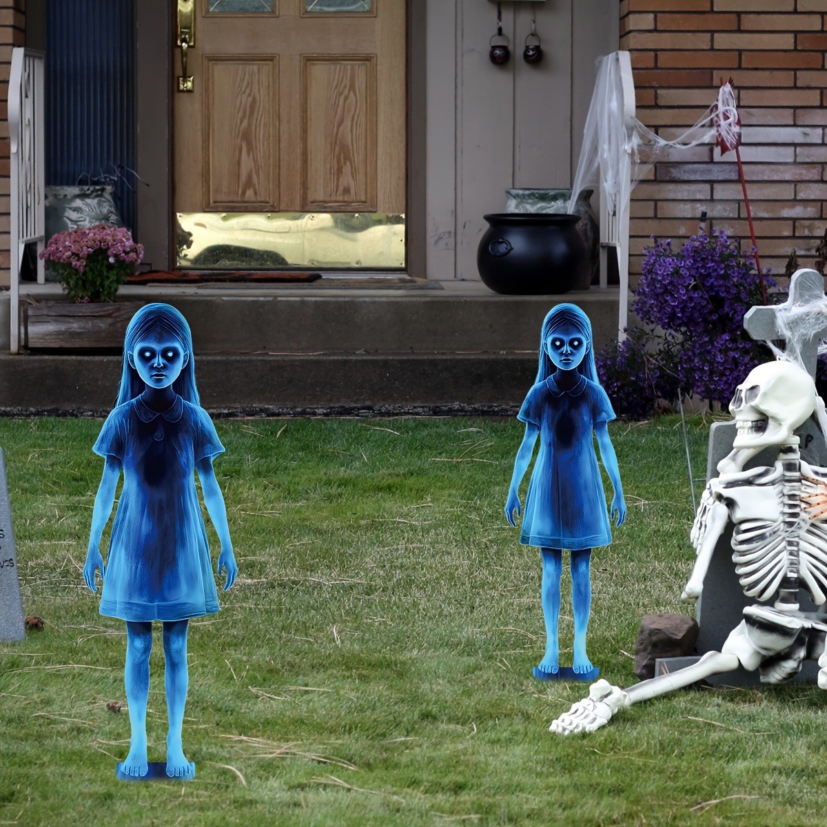 👻Girl Ghost Courtyard Decoration for Halloween👻