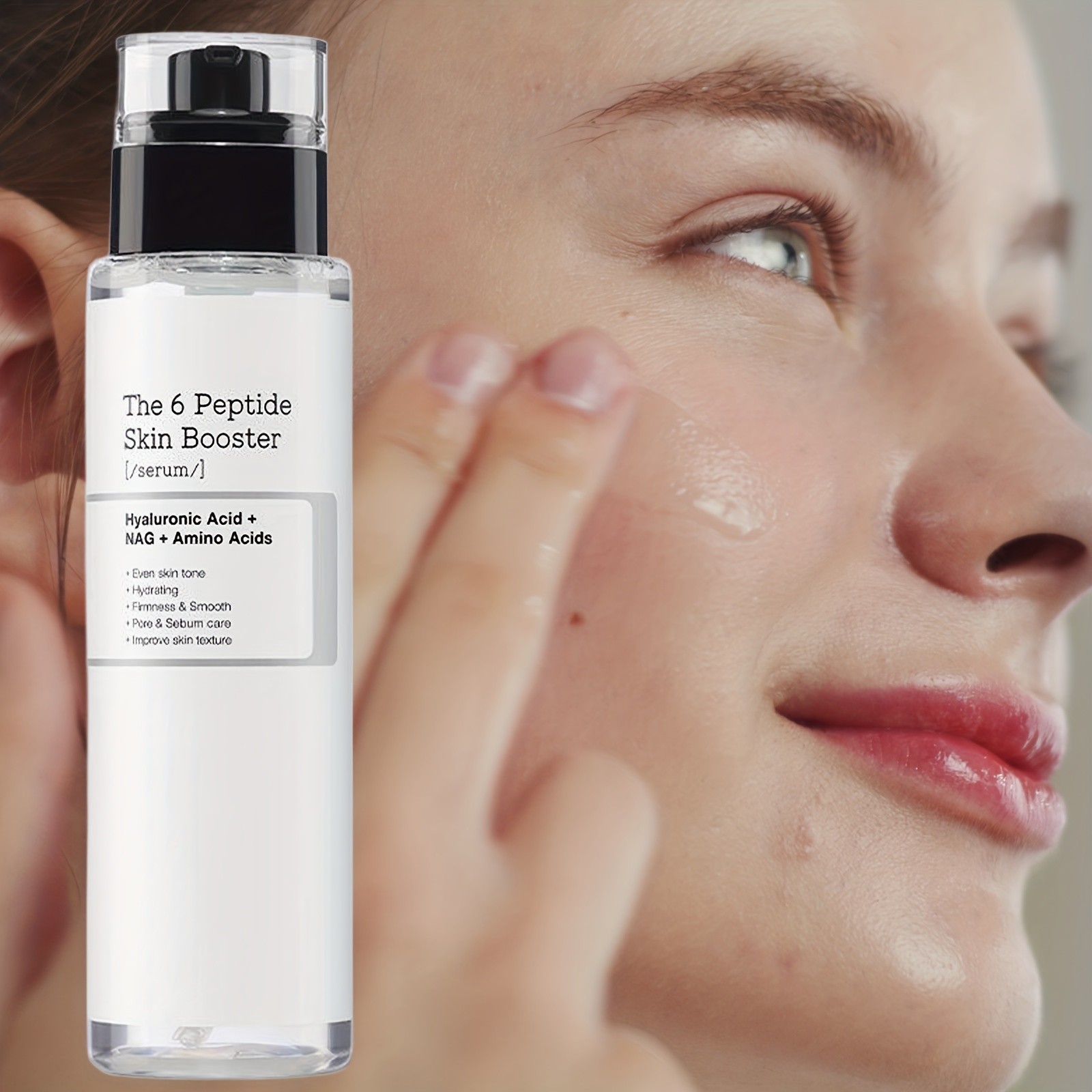 The 6 Peptide Skin Booster Serum – Deep Hydration, Firmness & Skin Renewal