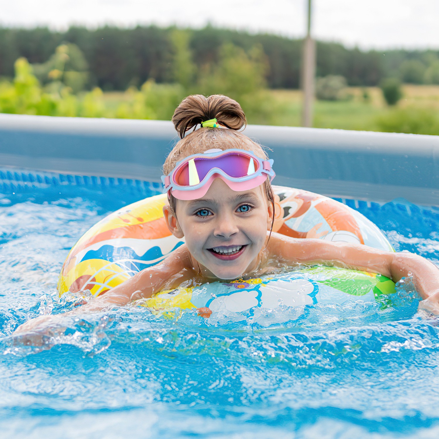 Kids Swim Goggles with Ear Plugs