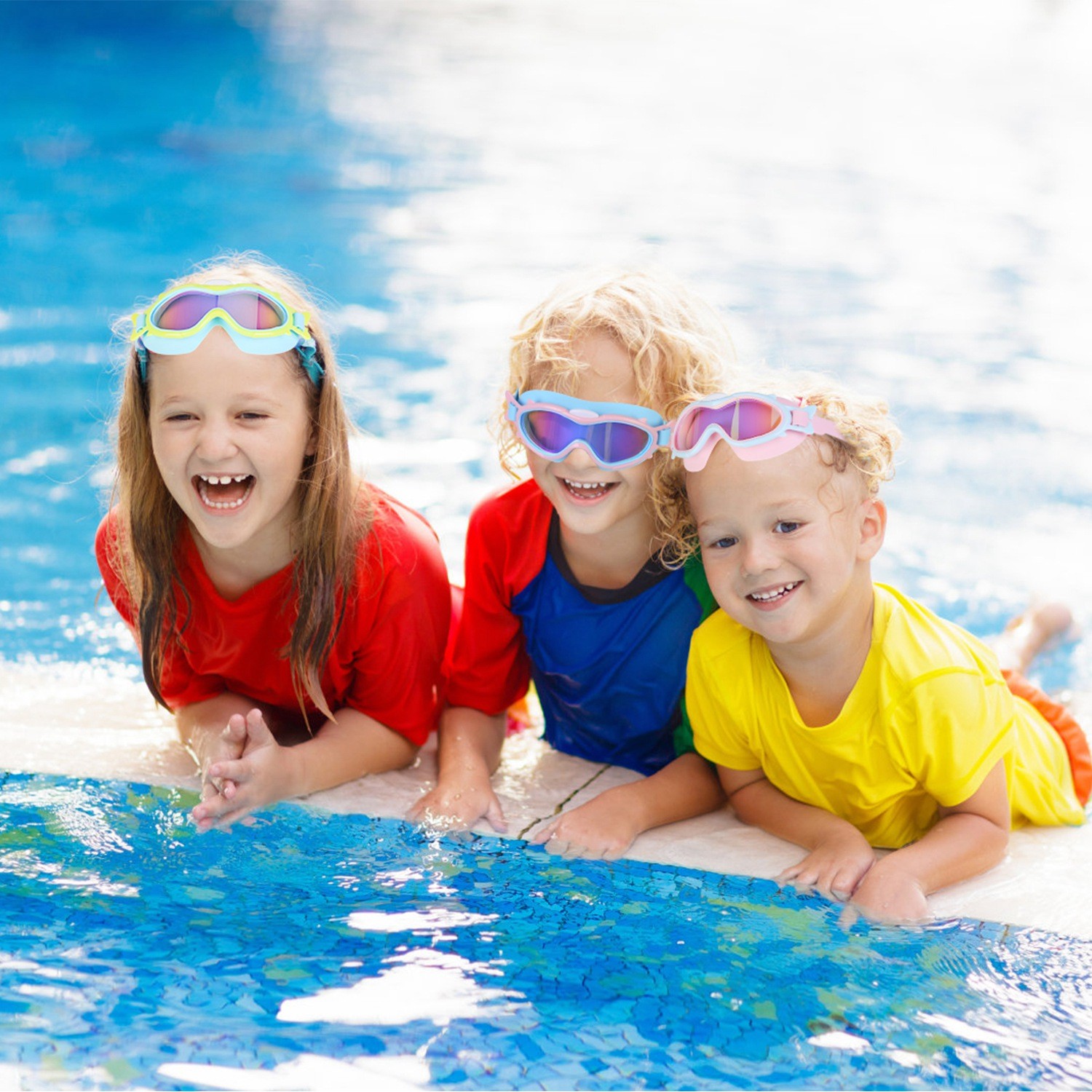 Kids Swim Goggles with Ear Plugs