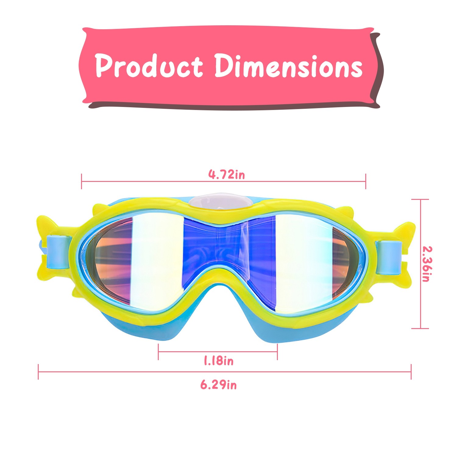 Kids Swim Goggles with Ear Plugs