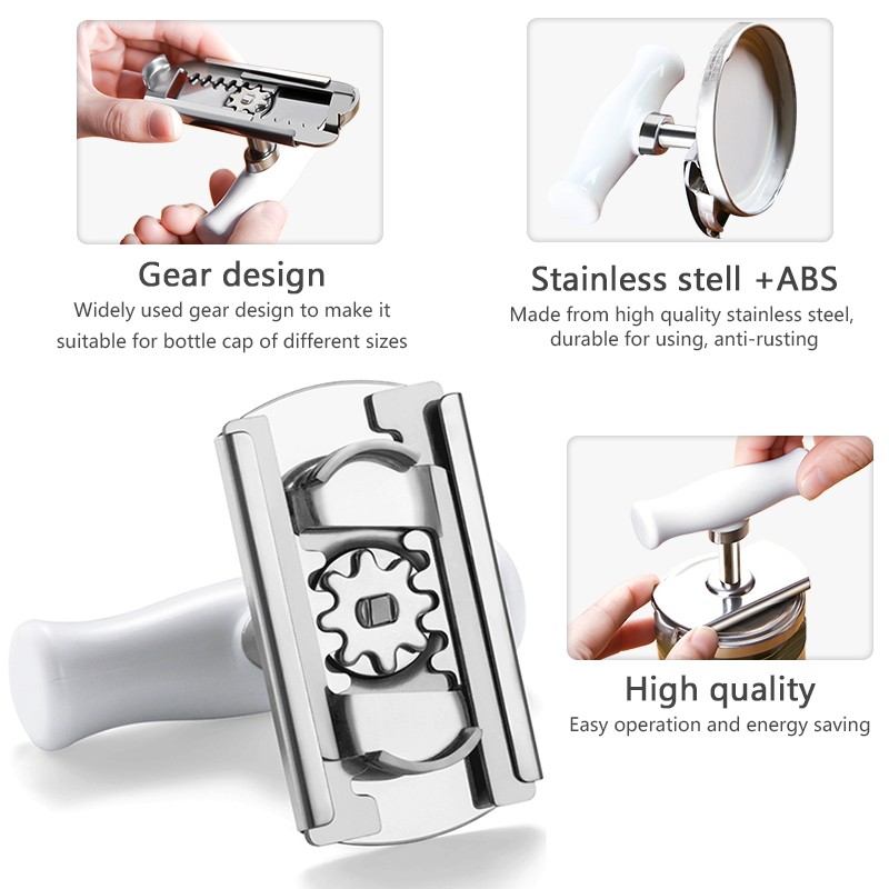 Easy Adjustable Stainless Steel Cap Opener
