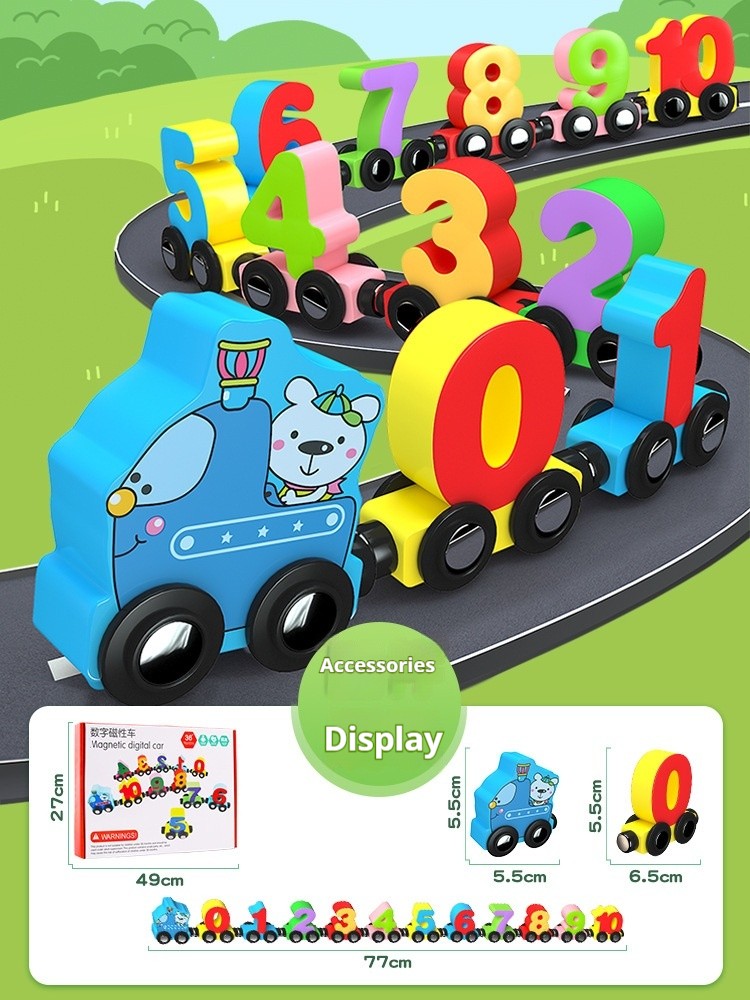 🔥Toddler Alphabet Magnet Train Toy🚆