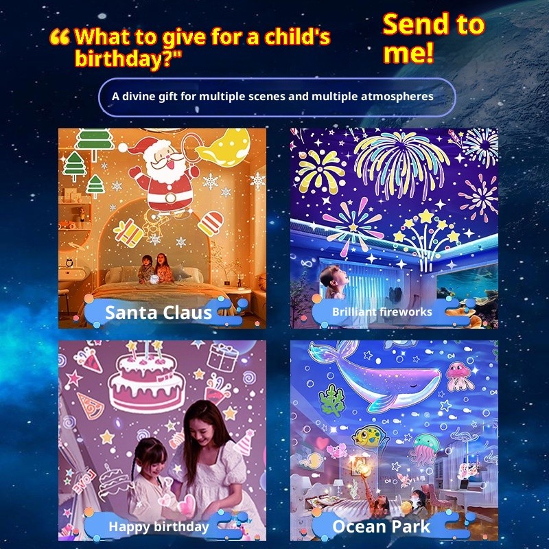 Projector Night Light for Kids