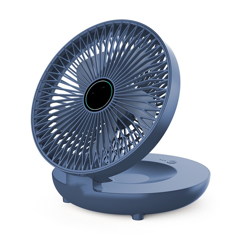 Wall-Mounted Fan with Night Light