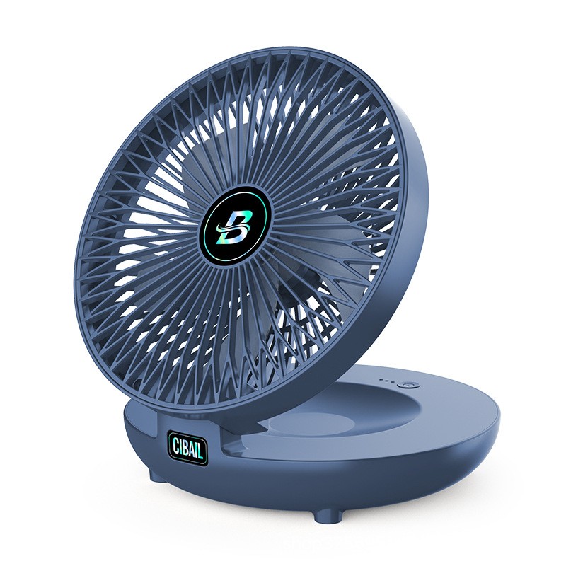 Wall-Mounted Fan with Night Light