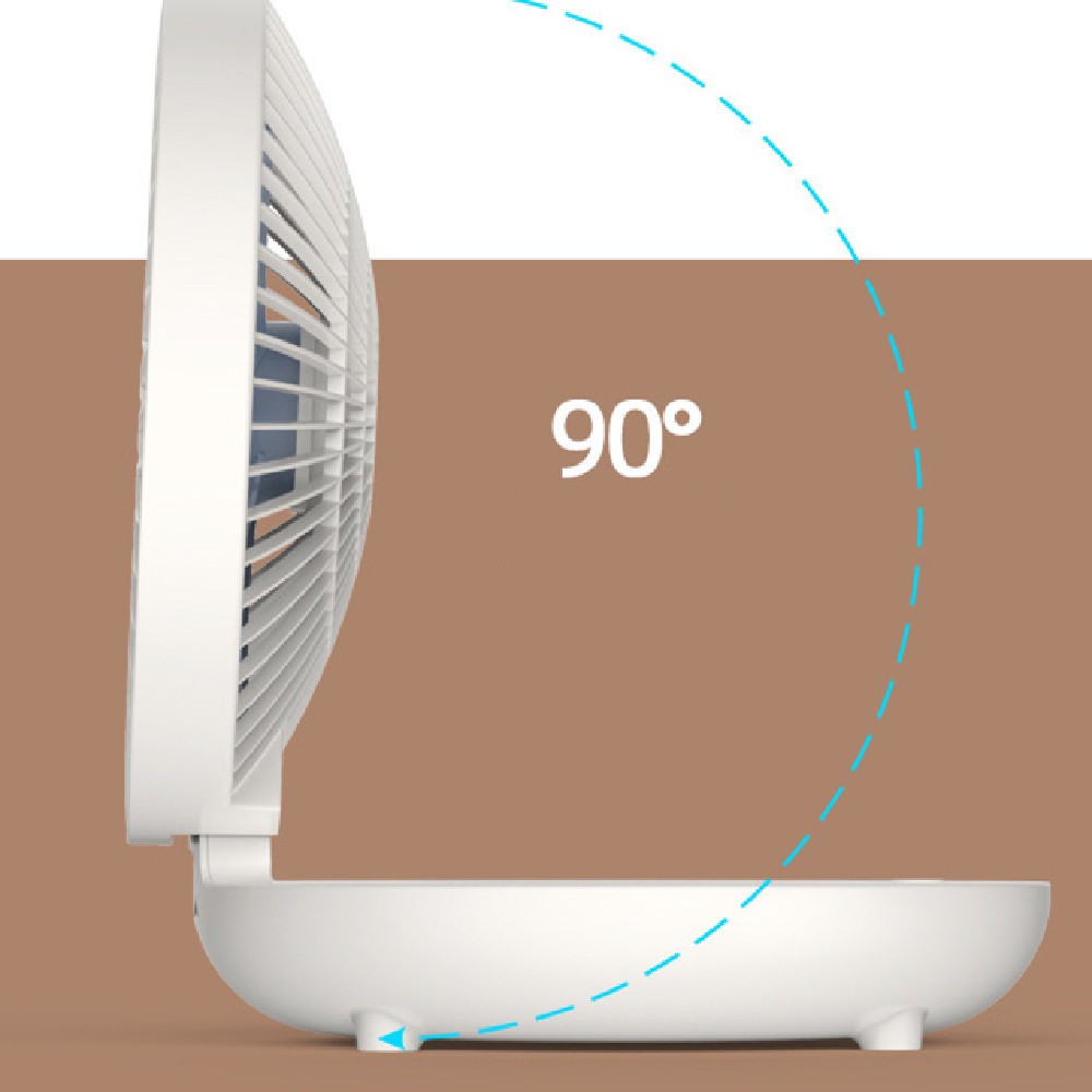 Wall-Mounted Fan with Night Light