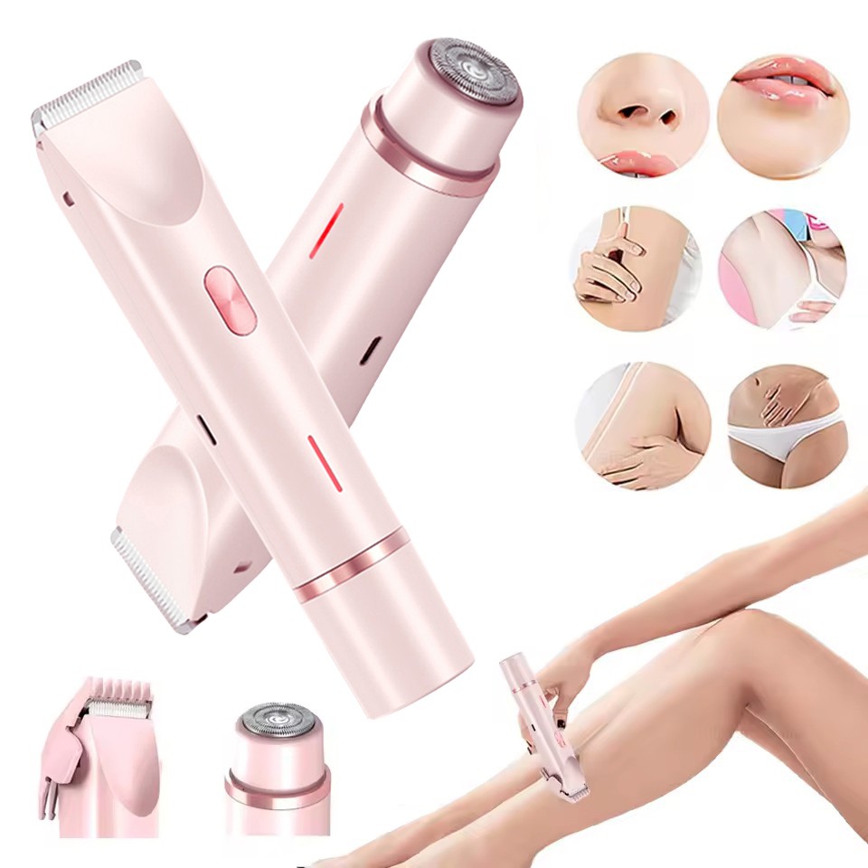 2-in-1 Painless Bikini Hair Trimmer