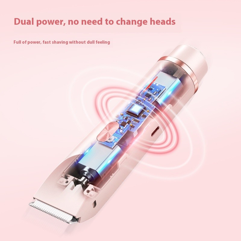 2-in-1 Painless Bikini Hair Trimmer