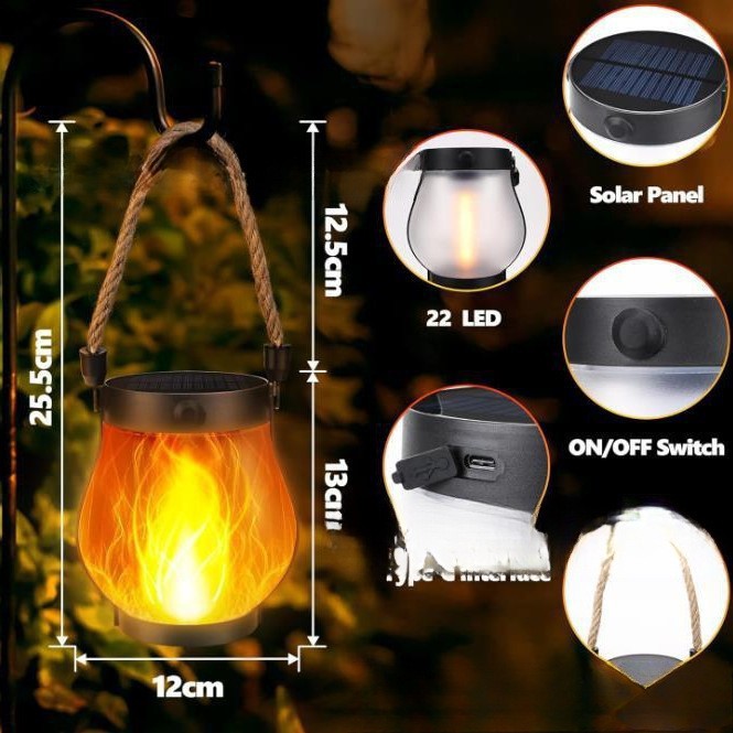 Solar Lantern Outdoor Lights