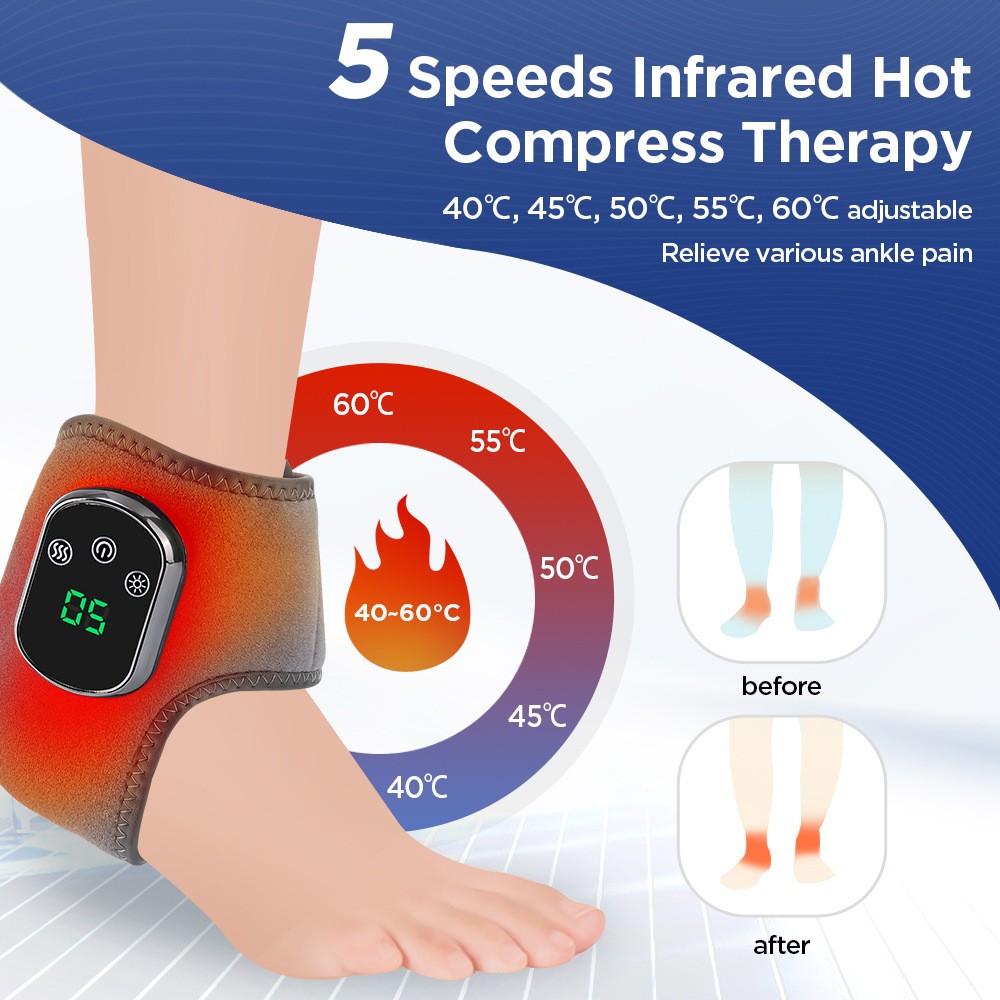 Cordless Ankle Massager with Heat
