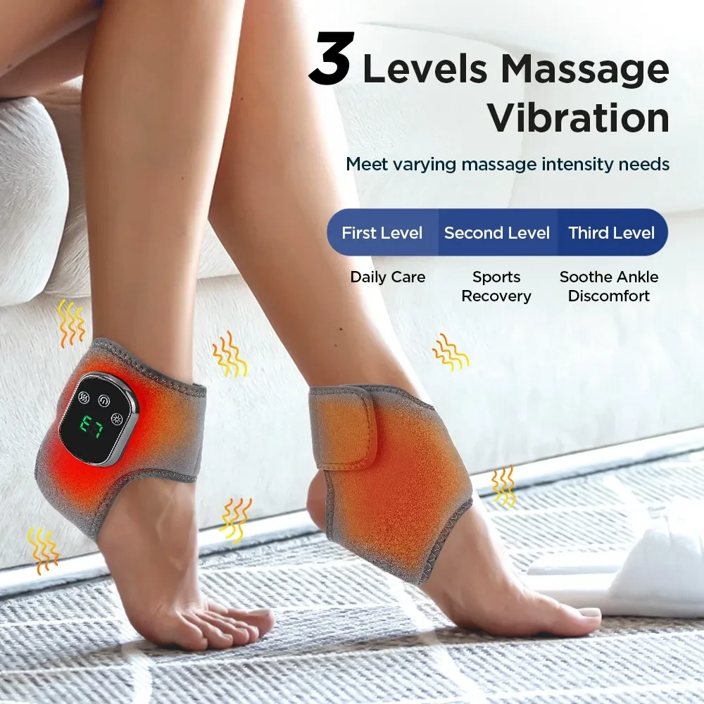 Cordless Ankle Massager with Heat