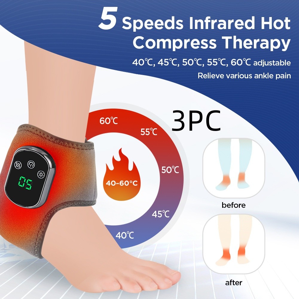 Cordless Ankle Massager with Heat