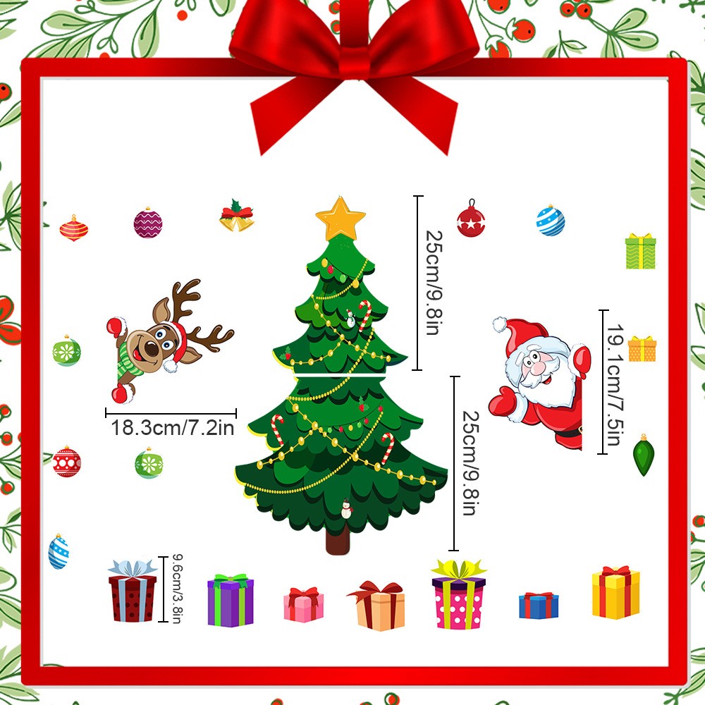 🎅 Christmas Themed Magnetic Sticker 🎁