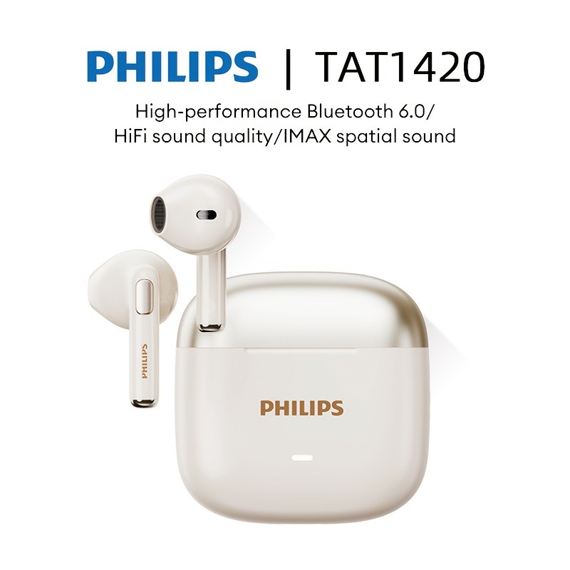 Philips Wireless Earbuds — Compact True Wireless Sound with Everyday Comfort